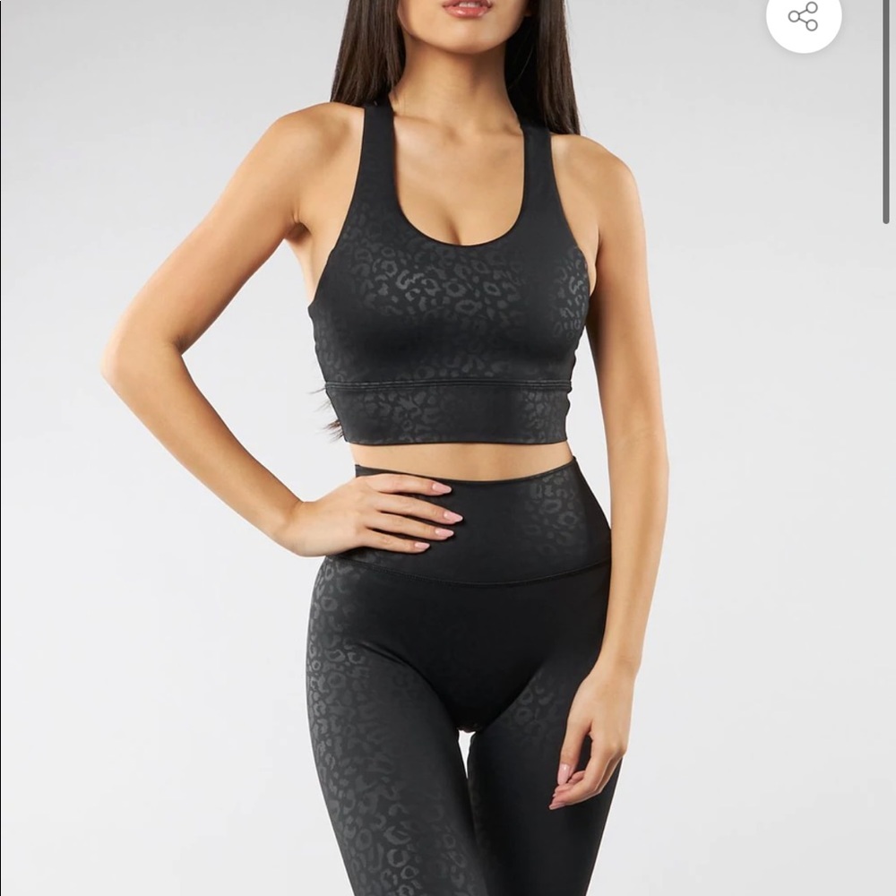 Buffbunny Rebel Sports Bra - black leopard size L